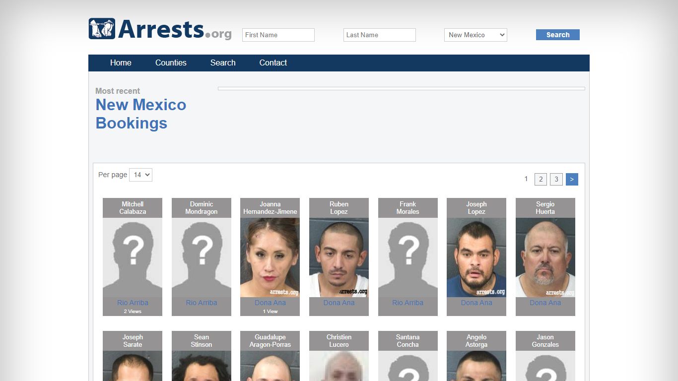 New Mexico Arrests and Inmate Search